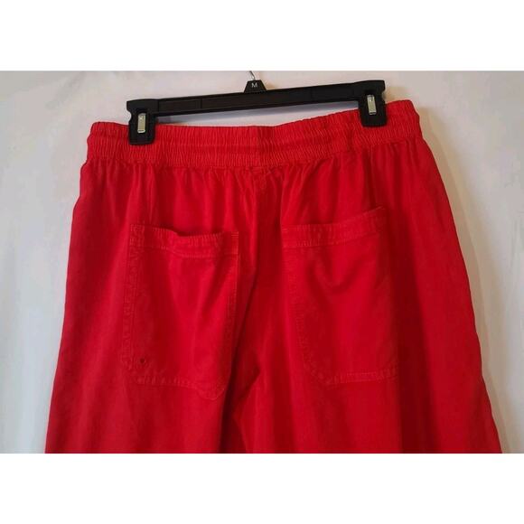 New W/Tag Free People Light Red Saylor Poplin Pull On Shorts XS - Picture 7 of 7